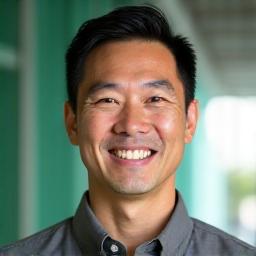 Professional headshot of Michael Chen, a wellness coach